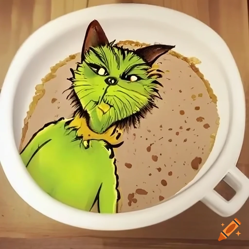 the grinch stealing cat food