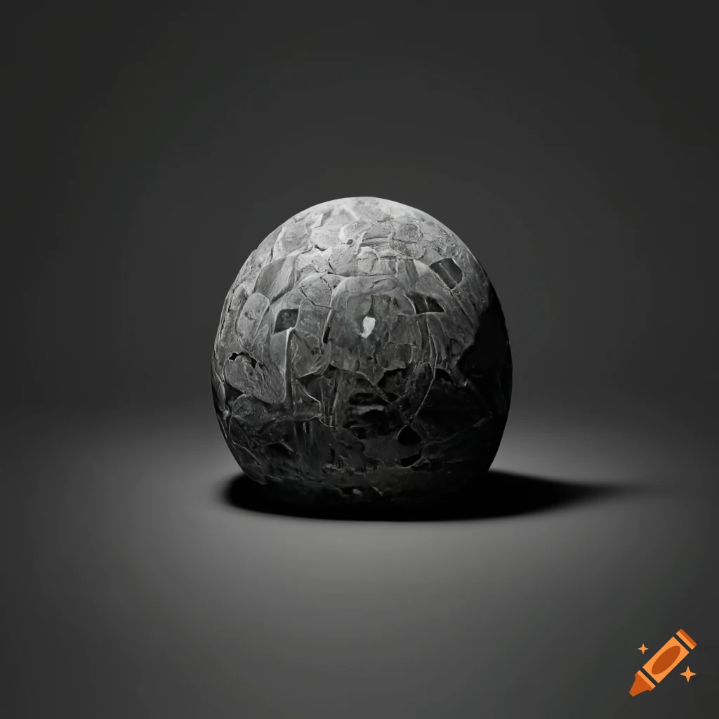 stone sculpture in lotus shape