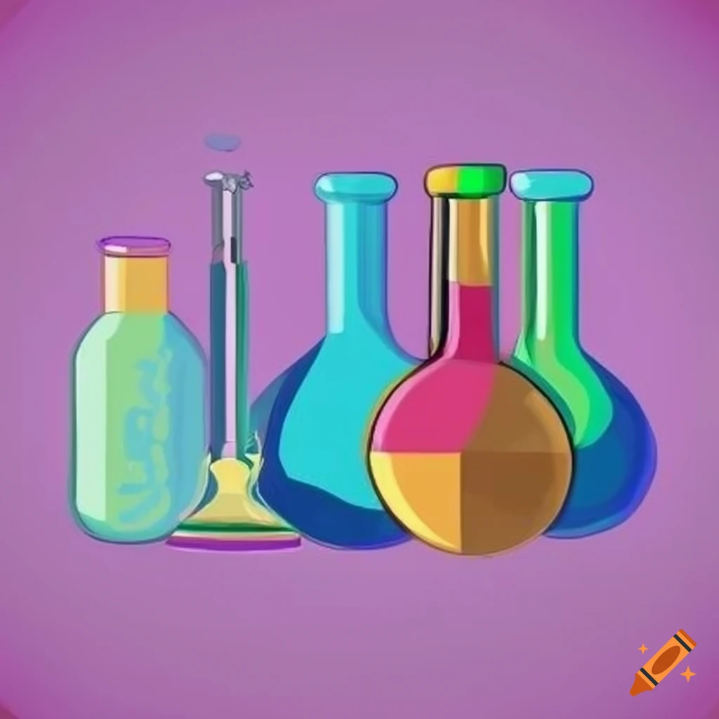 picasso-style pastel image of pharmacy and chemistry