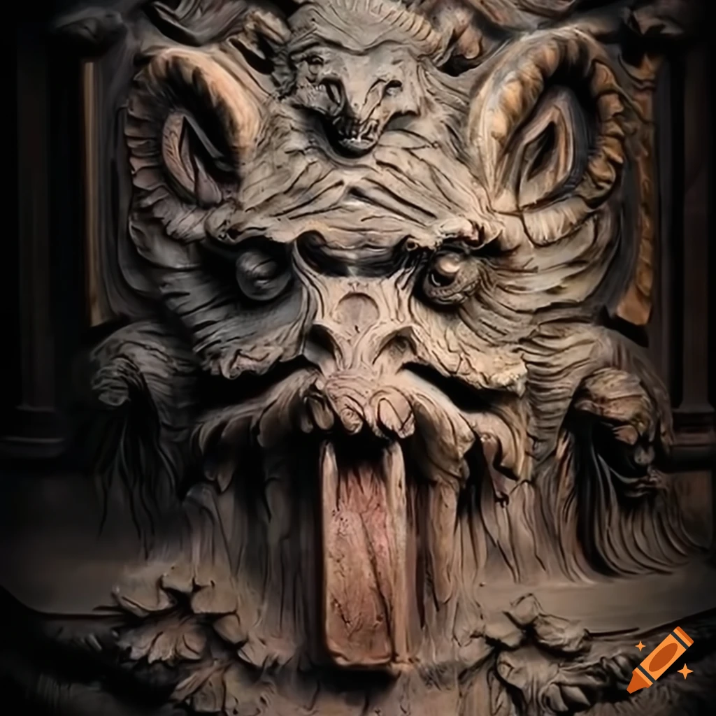 detailed architectural carving in hd