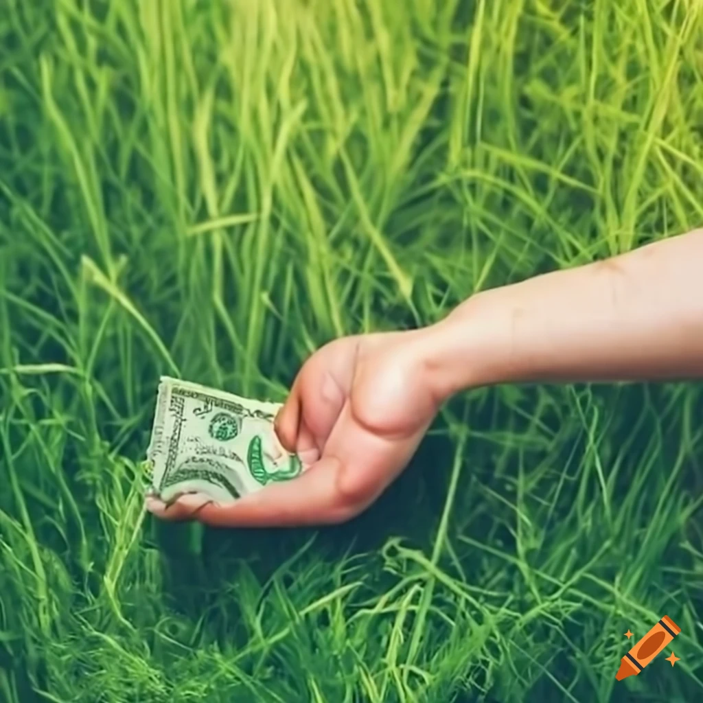 concept art of a giant giving money to miniature people