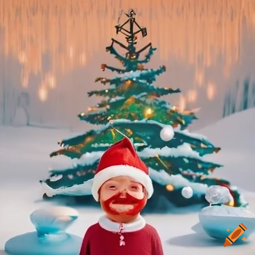 Canada-themed christmas party on Craiyon