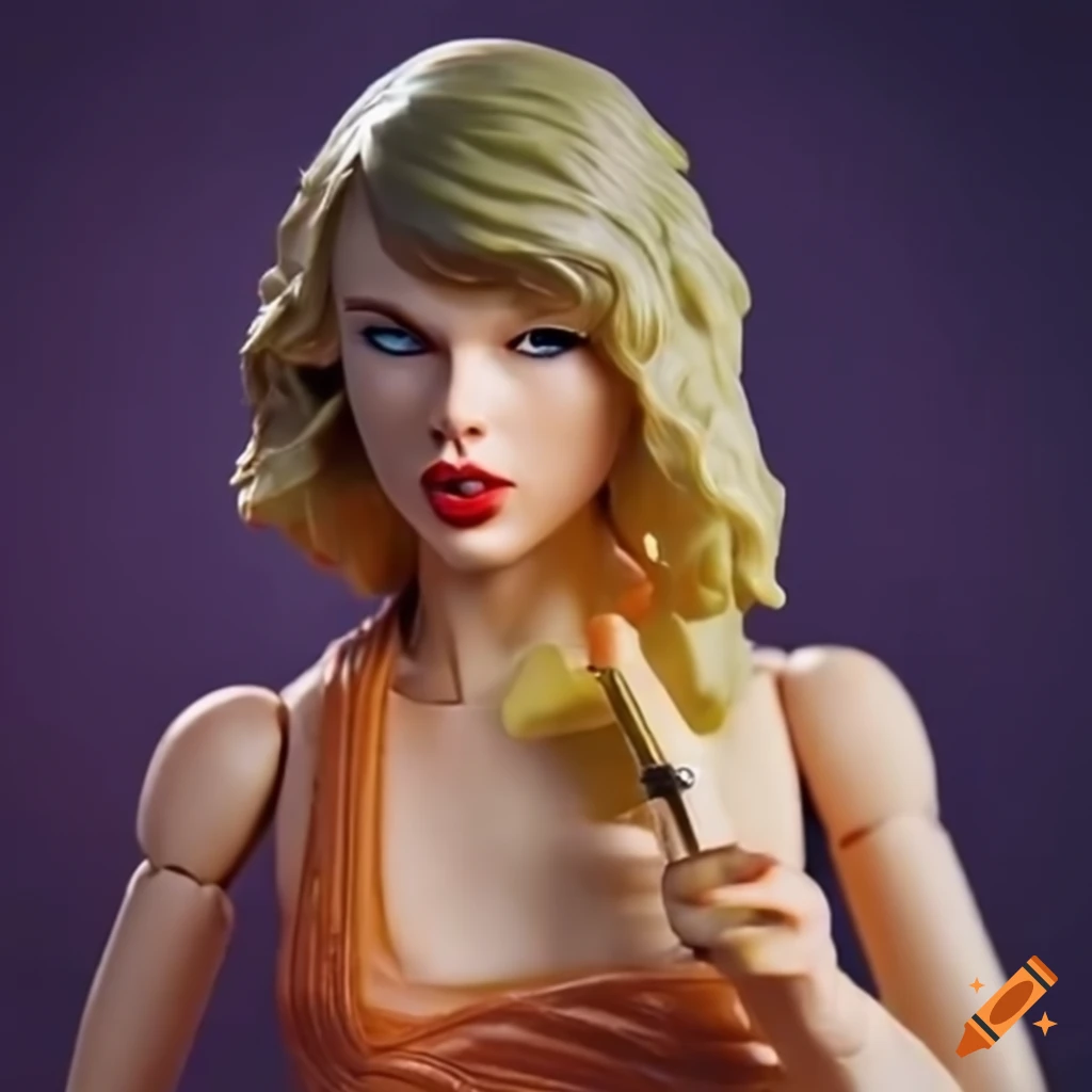 Action figure of taylor swift on Craiyon