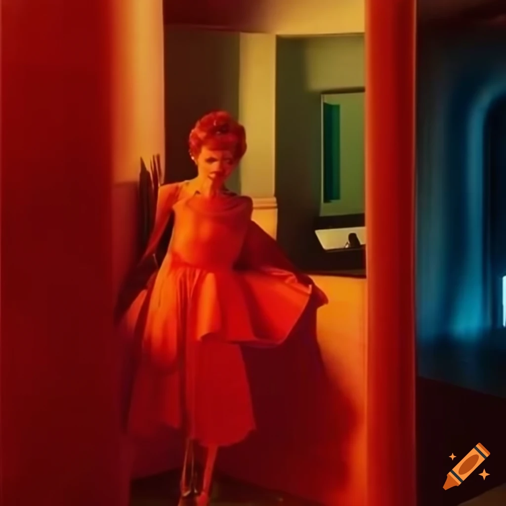 Lucille Ball in retro-futurism outfit by Paco Rabanne