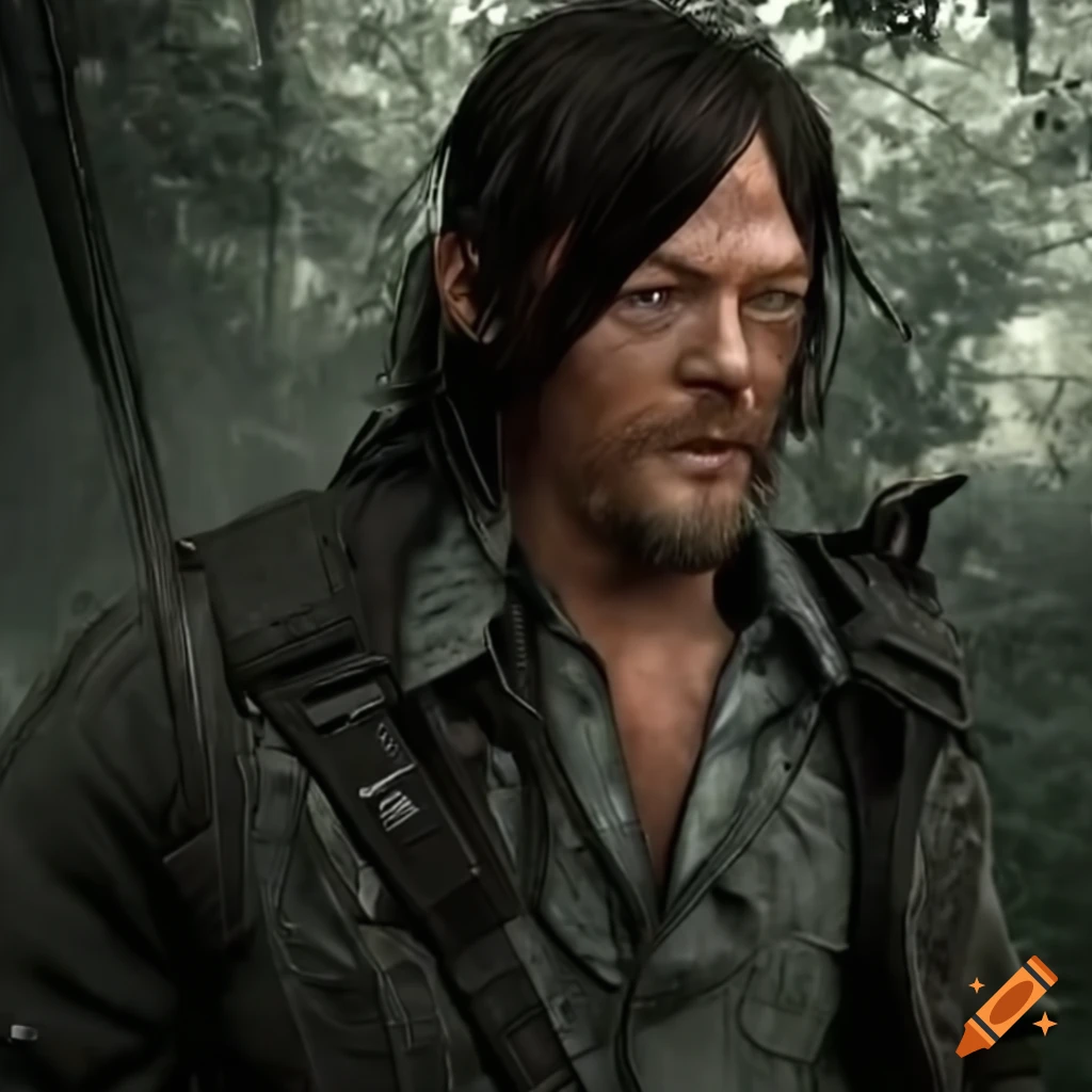 Daryl dixon in call of duty modern warfare 3 on Craiyon