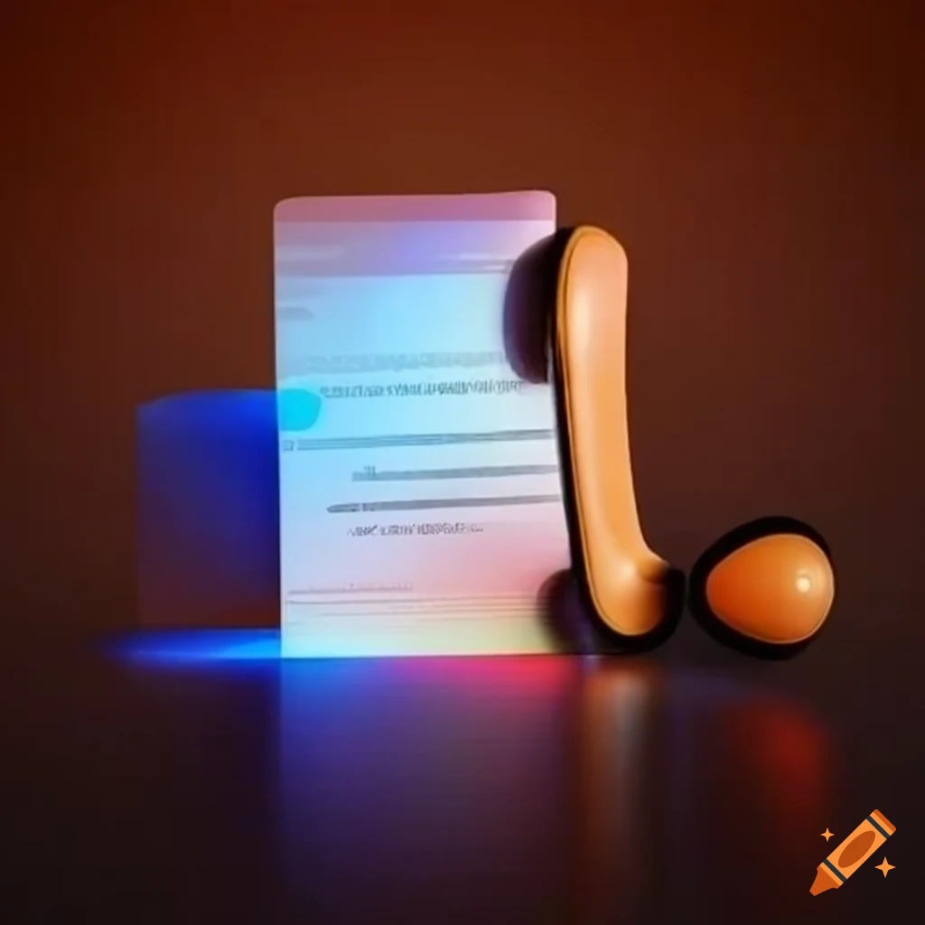 image of a document and phone