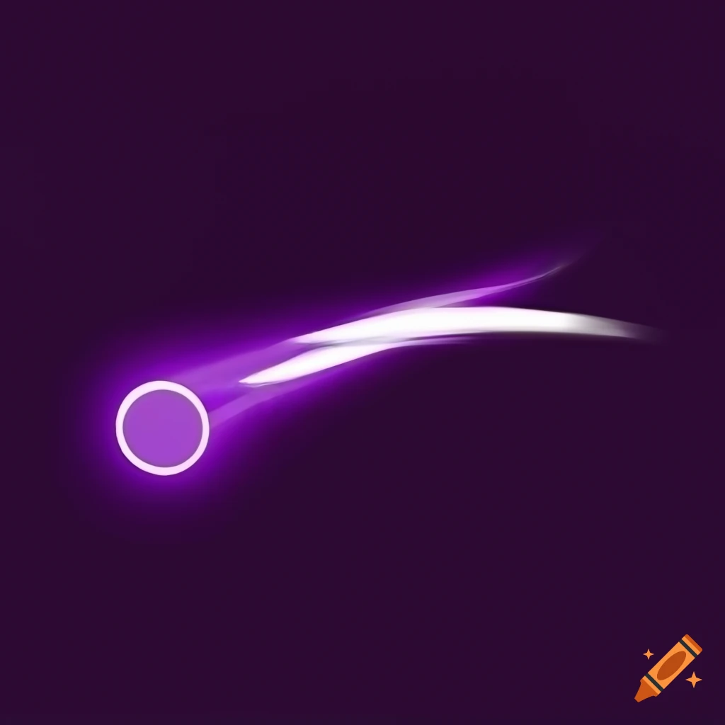 icon of a purple meteor with fiery tail