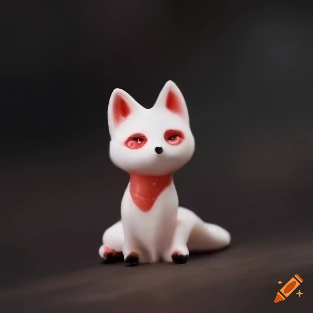small kitsune statuine