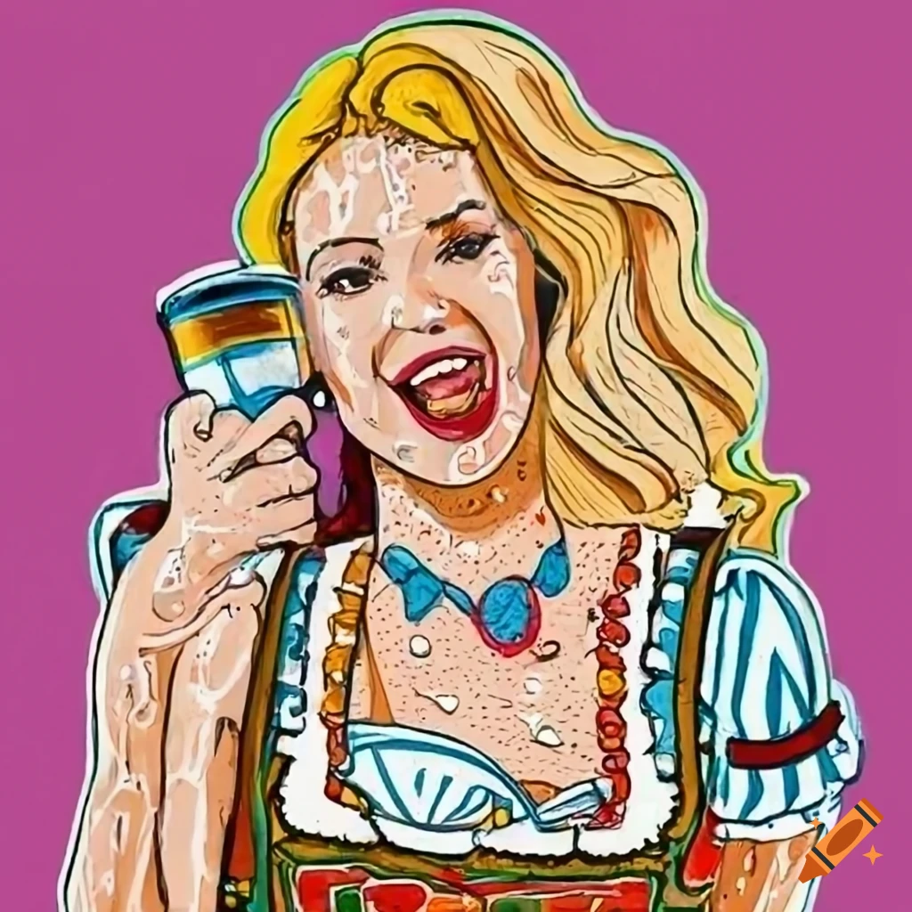 doodle style artwork of Oktoberfest