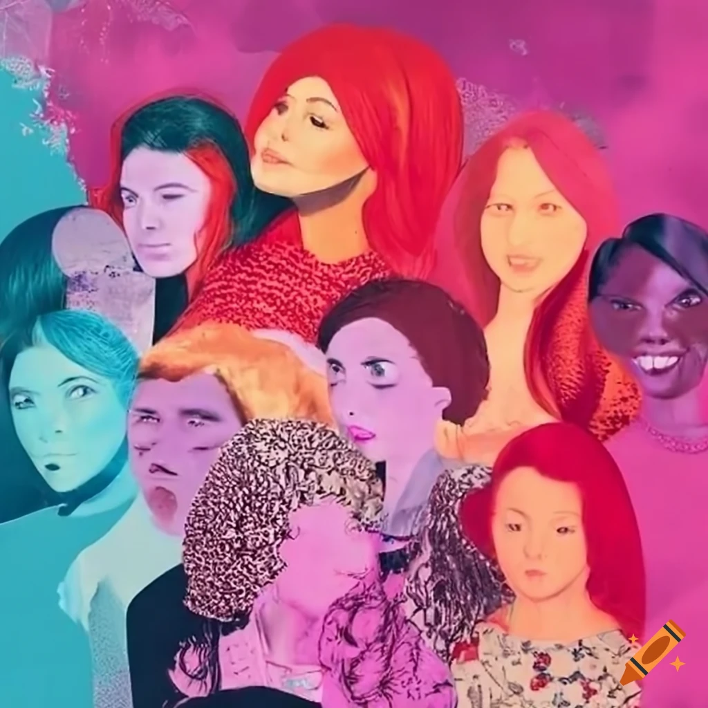 collage representing feminist ideals