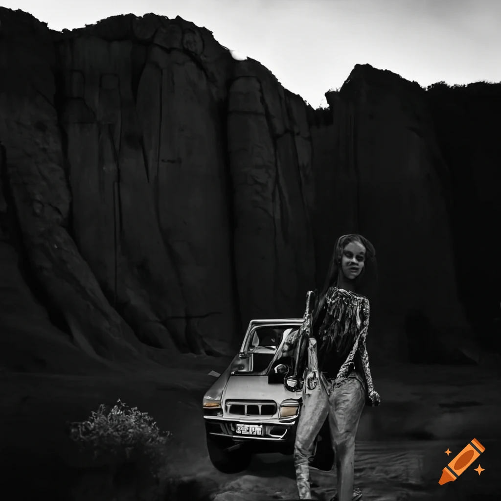 Mitsubishi SUV conquering rugged terrain