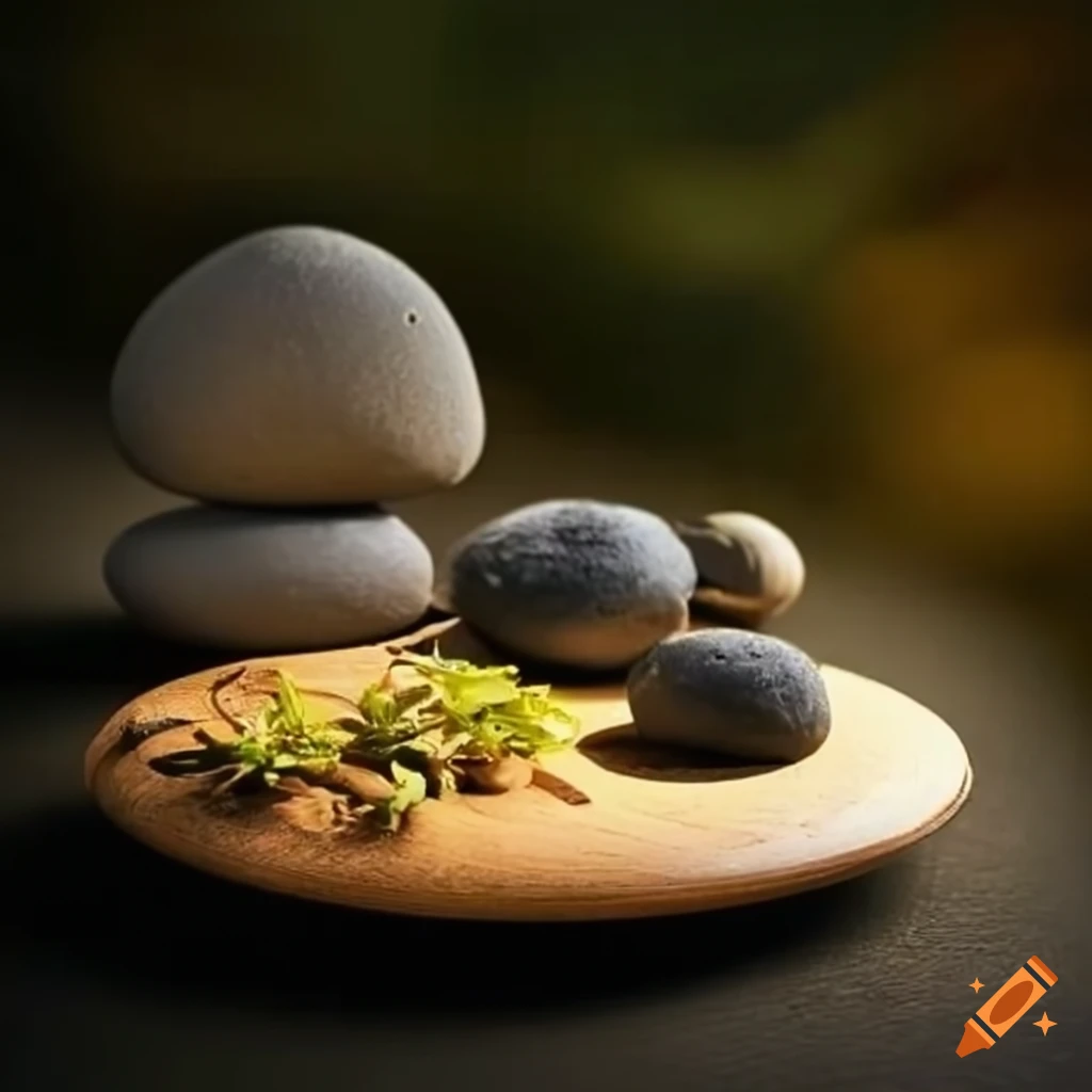 Budgetfriendly zen garden design on Craiyon