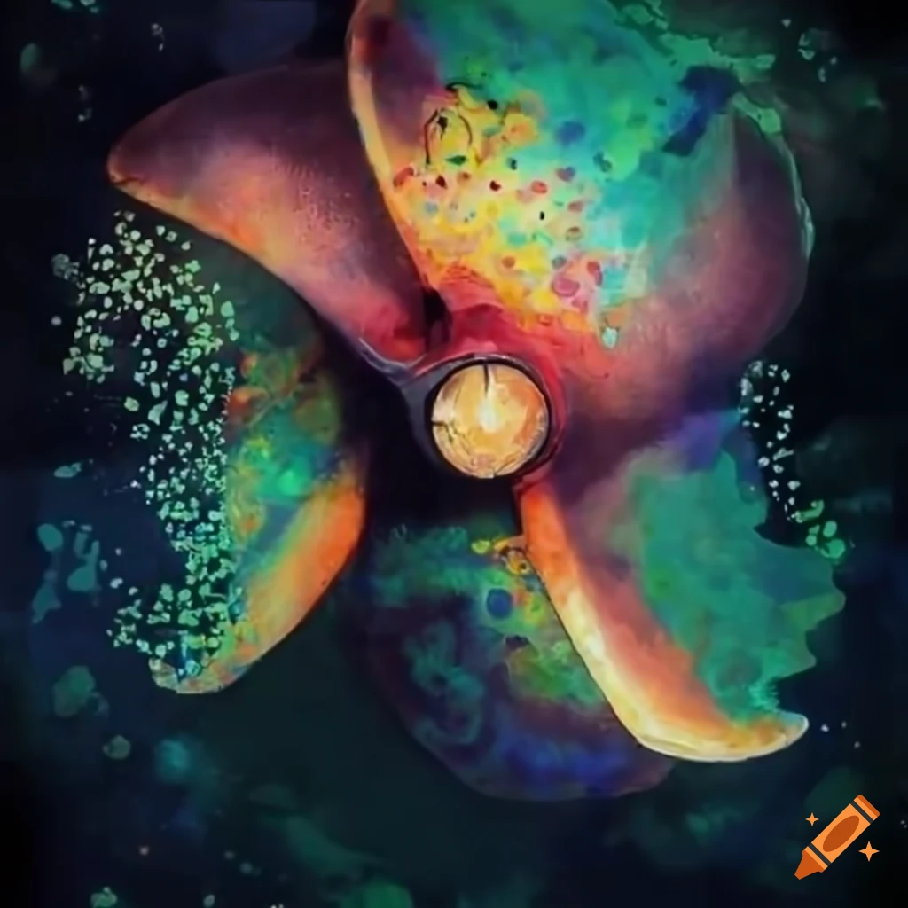 Visualization of underwater propeller noise impacting marine life