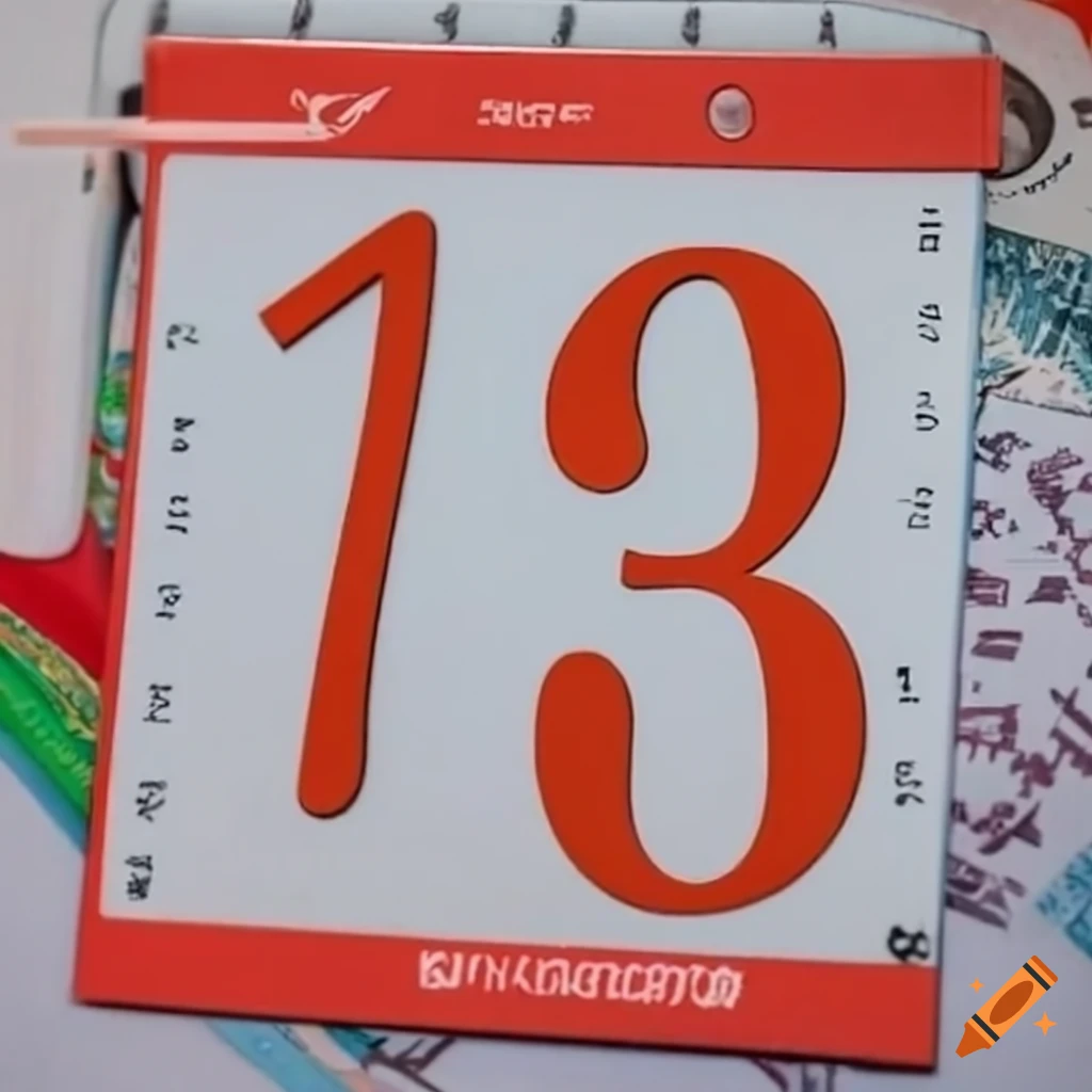 calendar page with number 27 highlighted