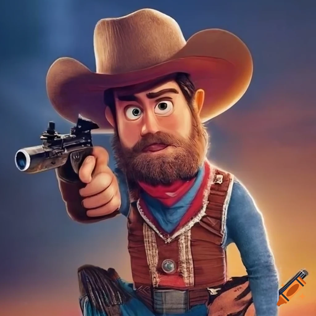 poster of a cowboy with a gun