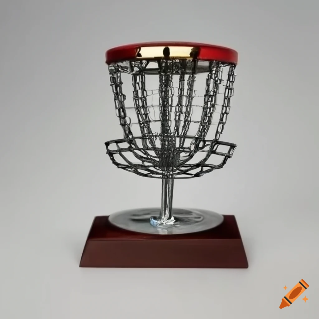 trophy for end of year disc golf award