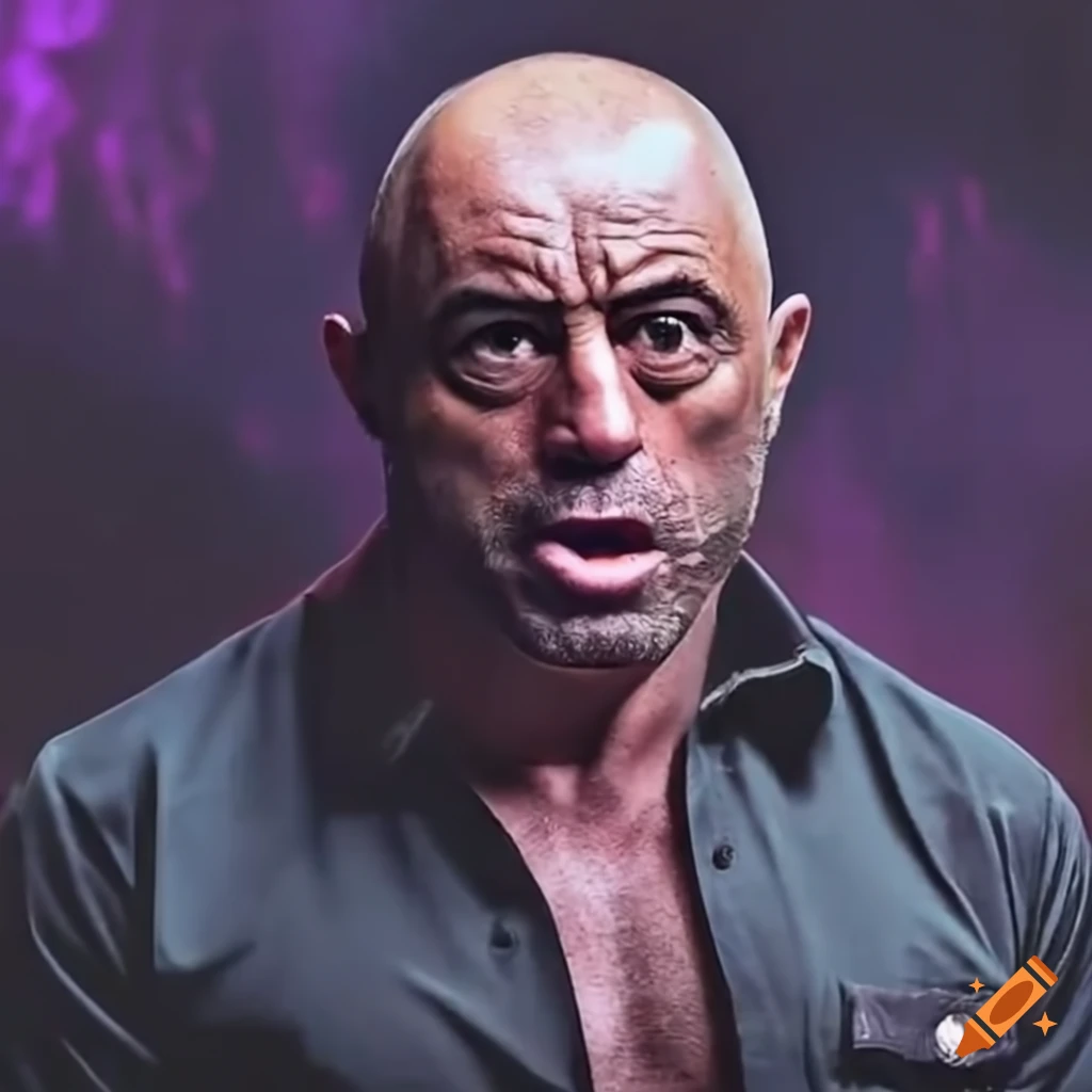 Joe rogan in a panicking
