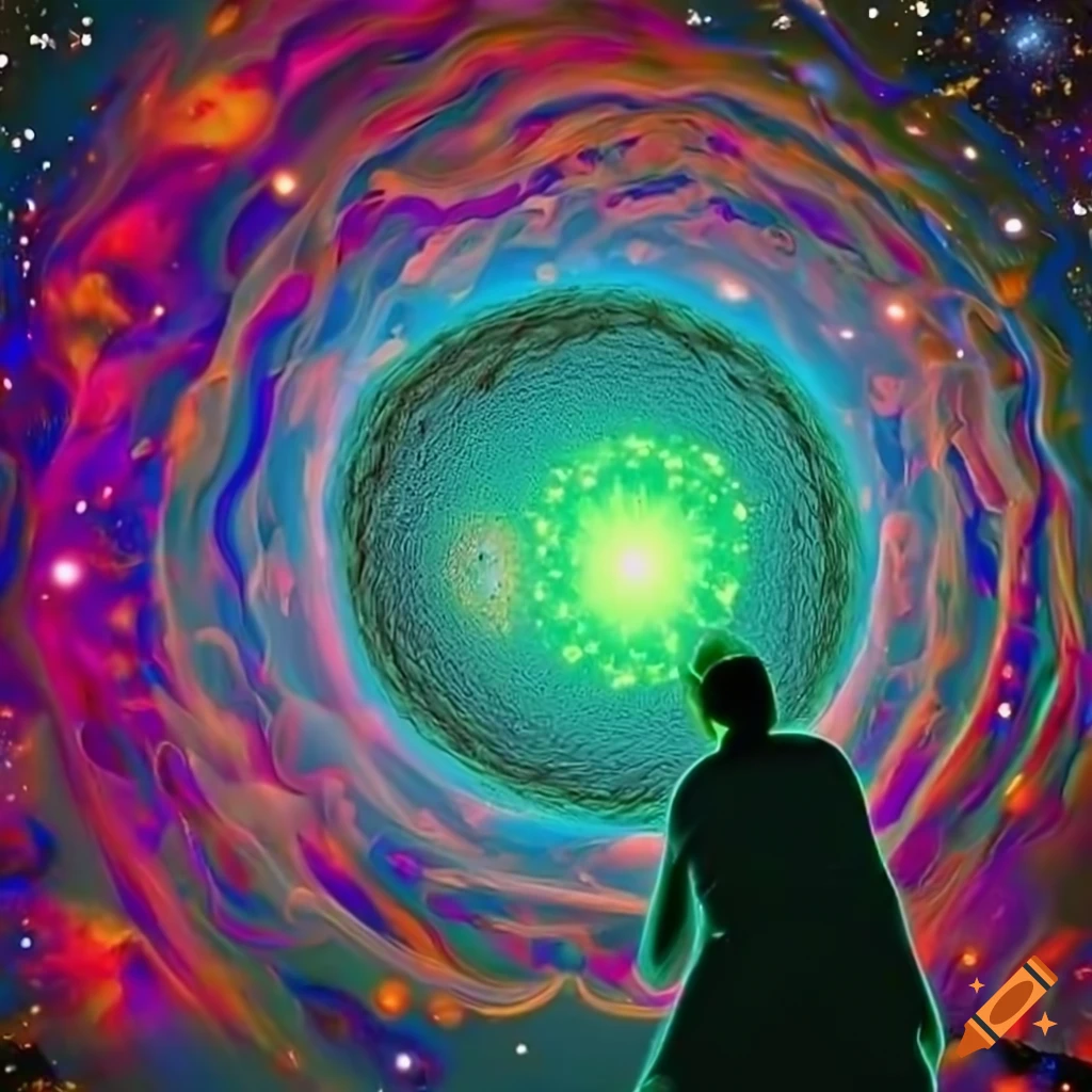 cover art of Glowing Space Balls with cosmic scene