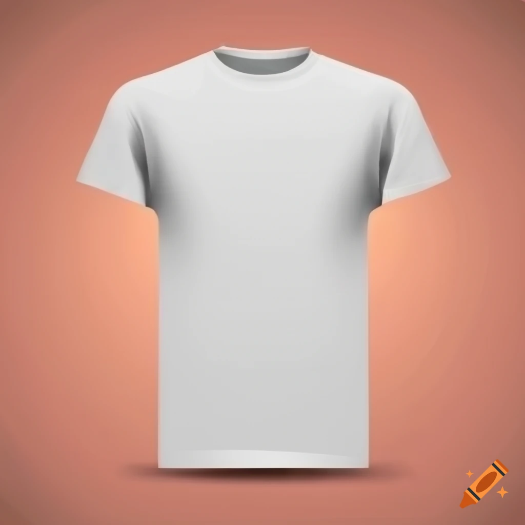 Blank tshirt vector illustration
