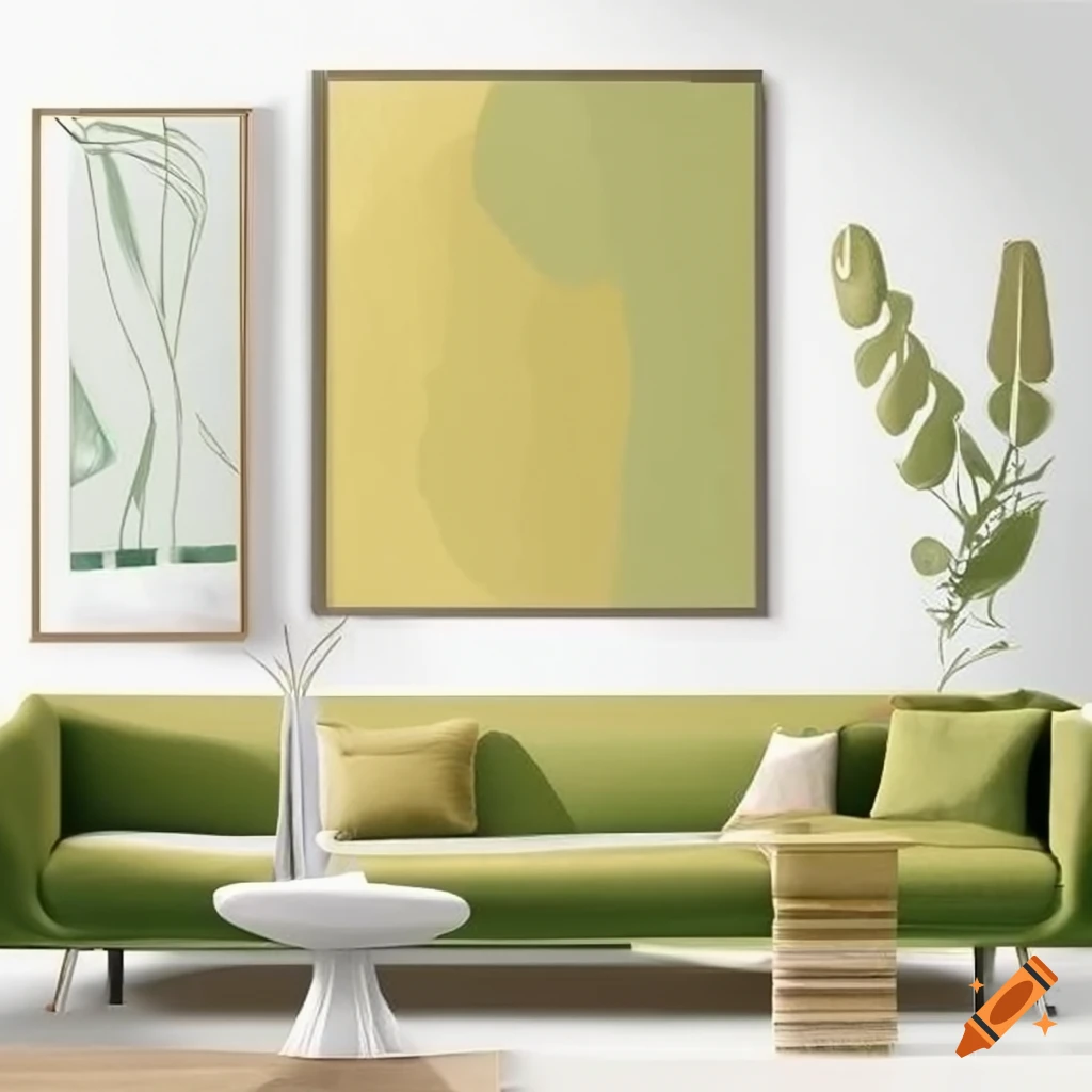 boho and abstract designs for living room frames