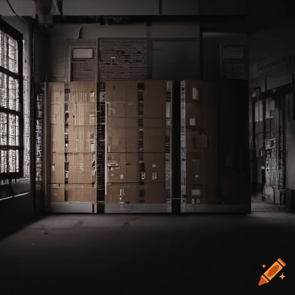 boxes of medicines in a warehouse