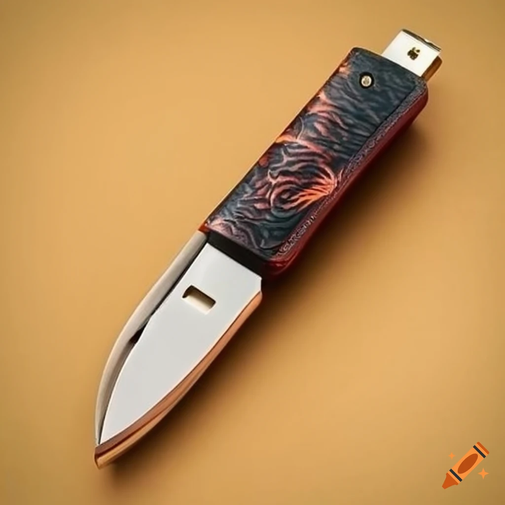 customizable knife with USB port