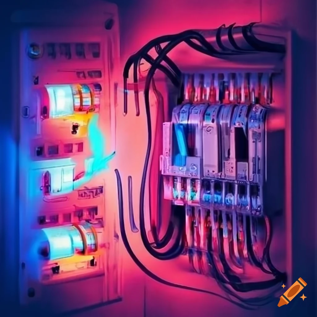 Picture of electrical circuitry and fuse box