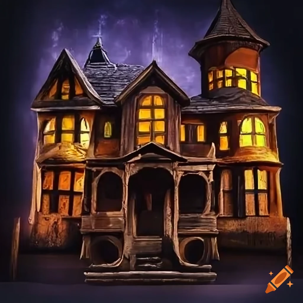 image of a haunted house