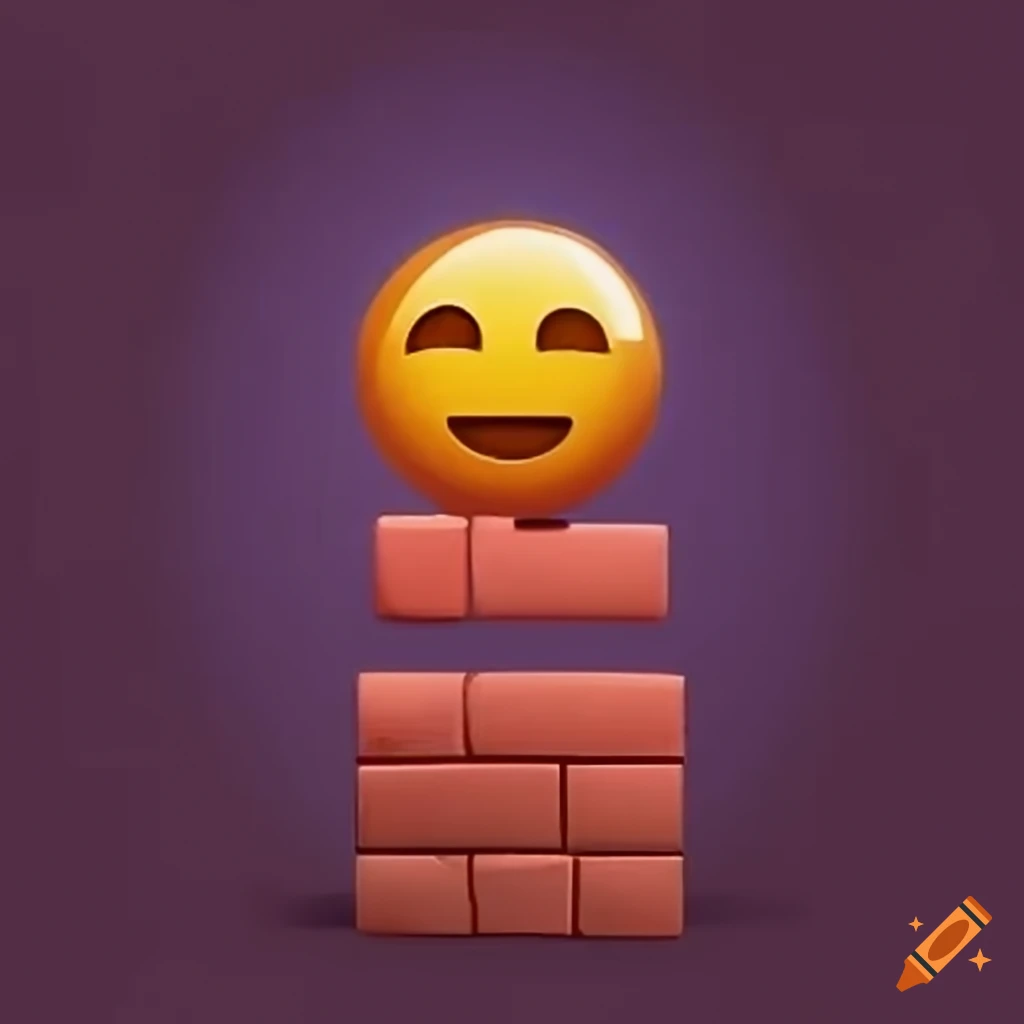 Red brick emoji