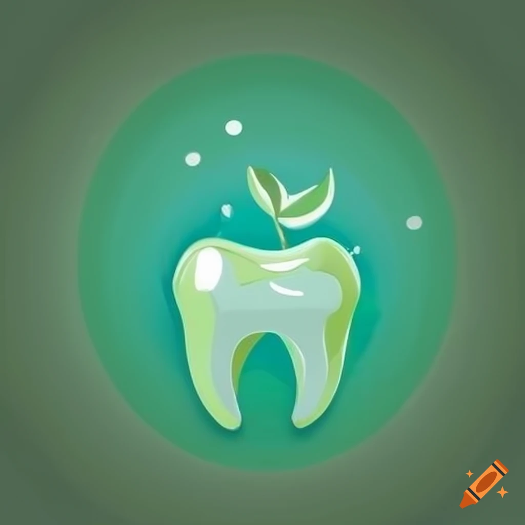 green eco-friendly dental laboratory logo