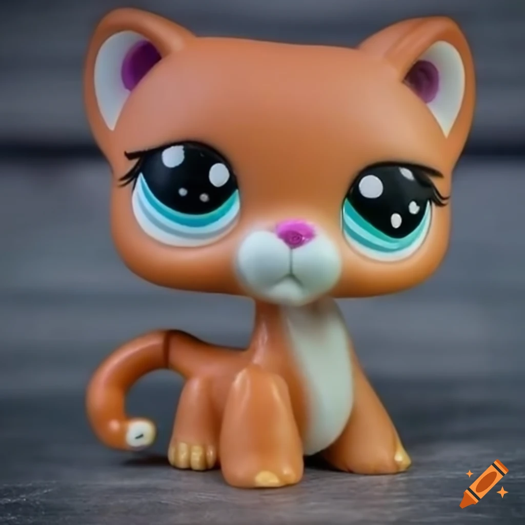 cute toy tiger from Littlest Pet Shop collection