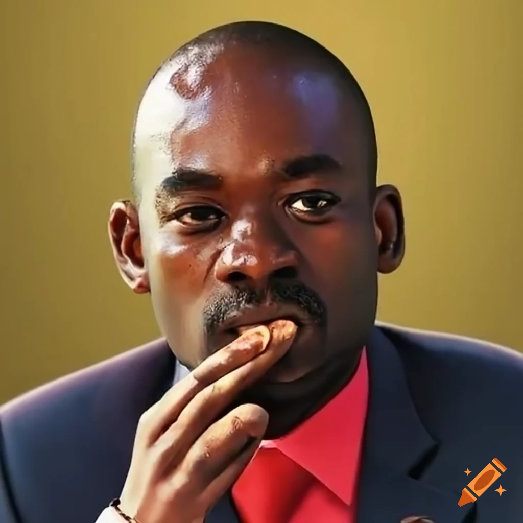 Nelson Chamisa speaking at a political rally