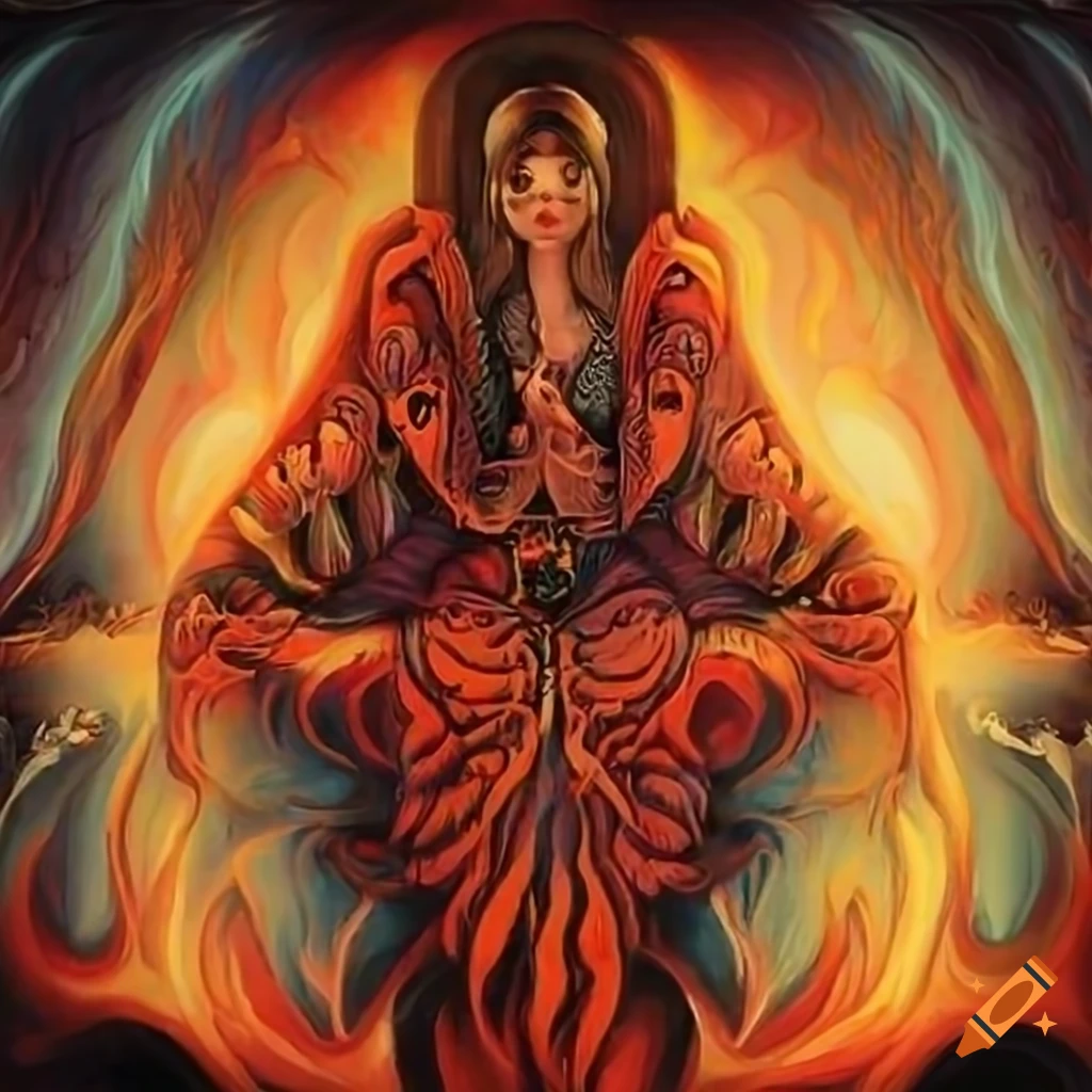 traditional-american-art-of-two-souls-becoming-one-flame