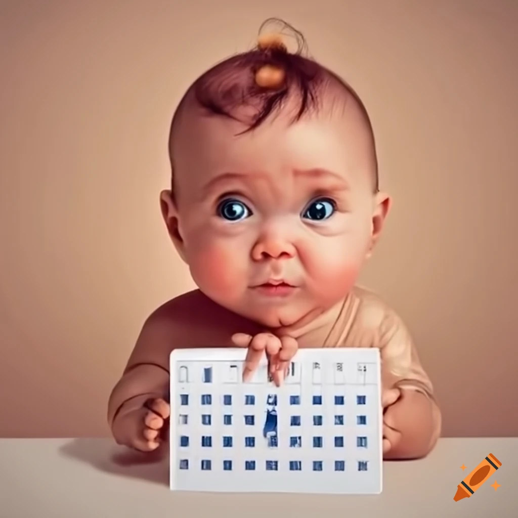 baby-holding-a-calendar-with-a-frustrated-expression