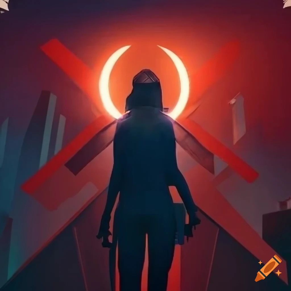 Poster of "mirror's edge" with intriguing design on Craiyon