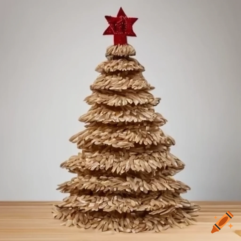 Rice grain christmas tree