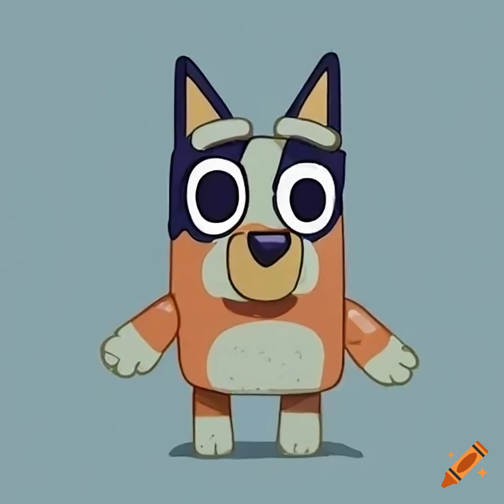 minimalist blue figurine