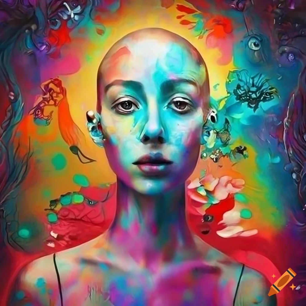 vibrant and surreal contemporary art