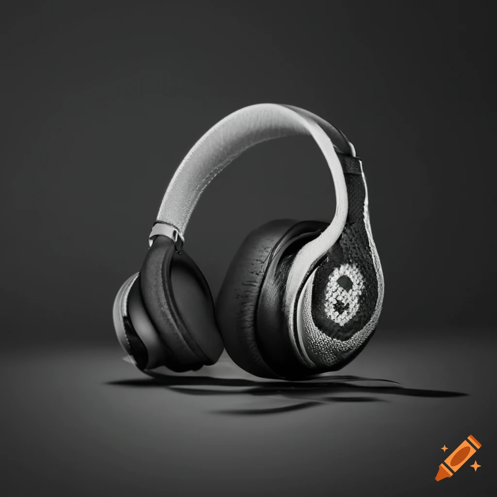 Beats by Dre headphones with black snake skin design