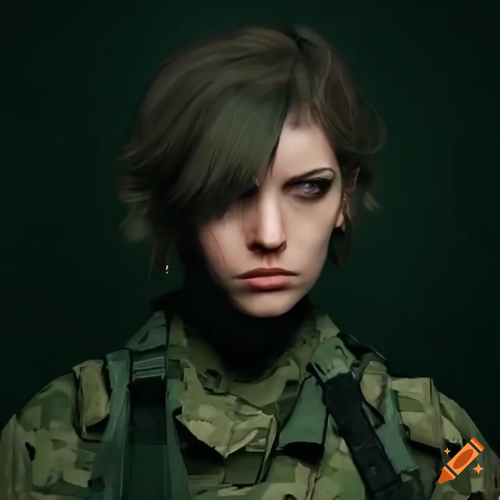 Character from metal gear solid v covered in blood