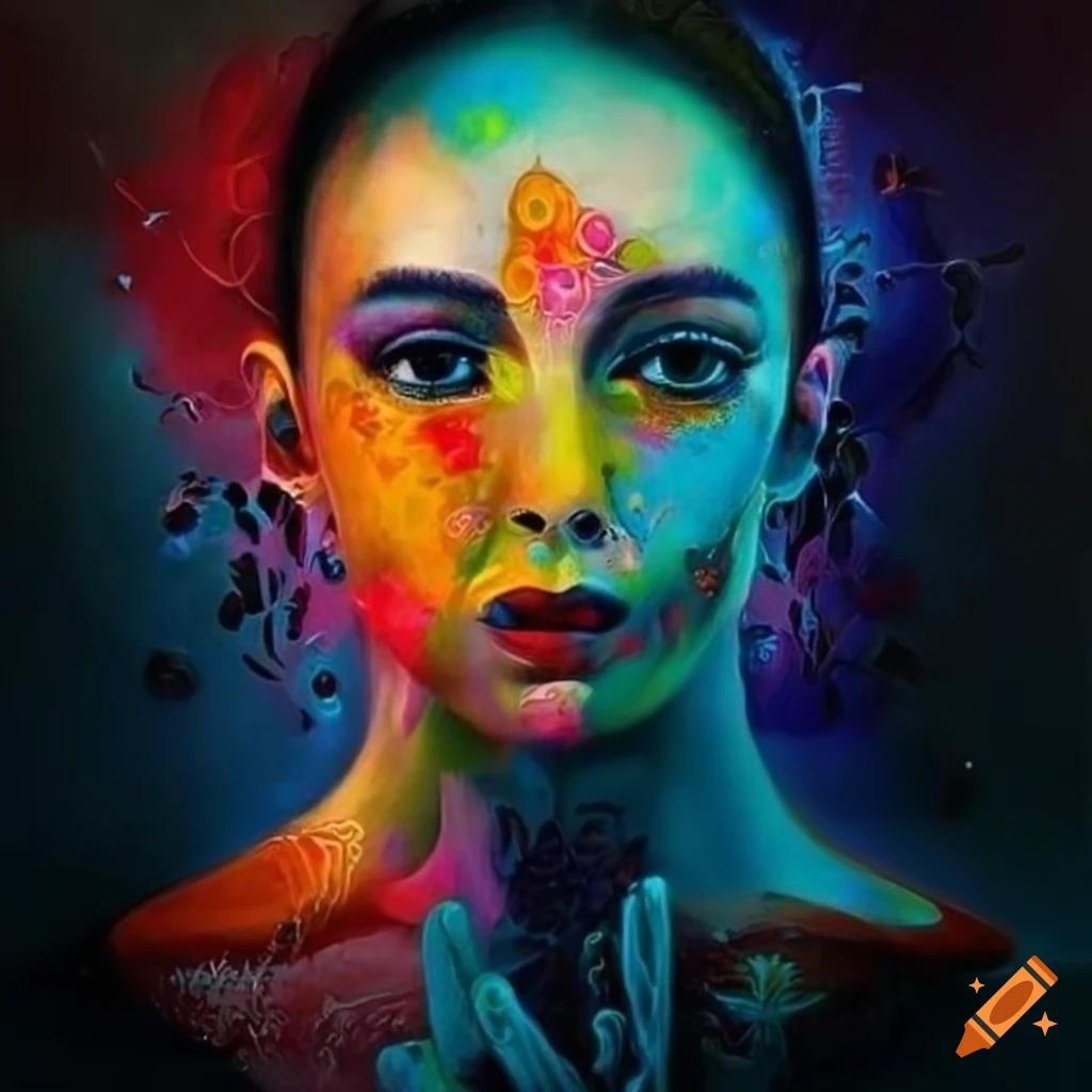 Vibrant and surreal contemporary art