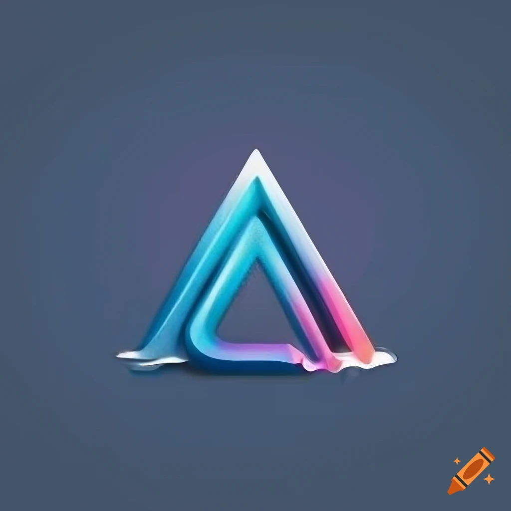 blue letter A logo