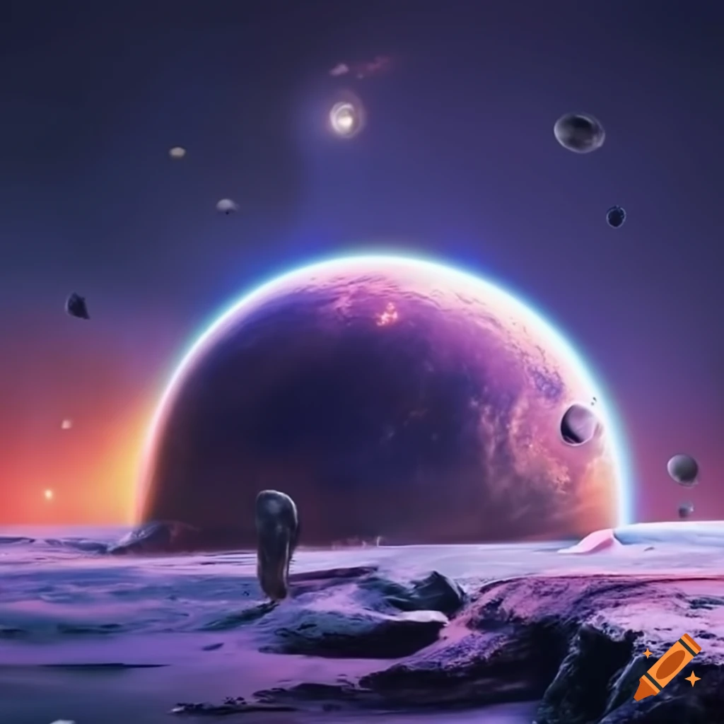 Image of outer space on Craiyon