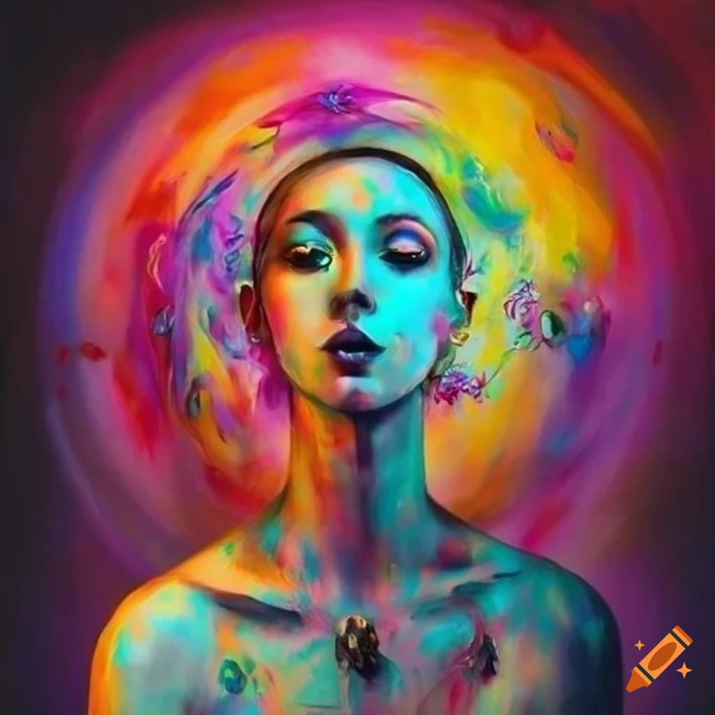 Vibrant and surreal contemporary art