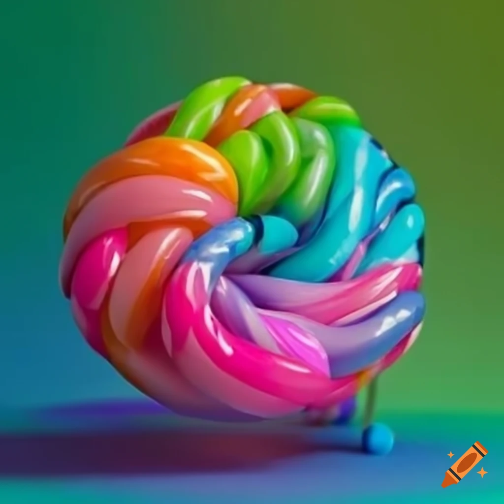 colorful-candy-in-a-decagram-shape