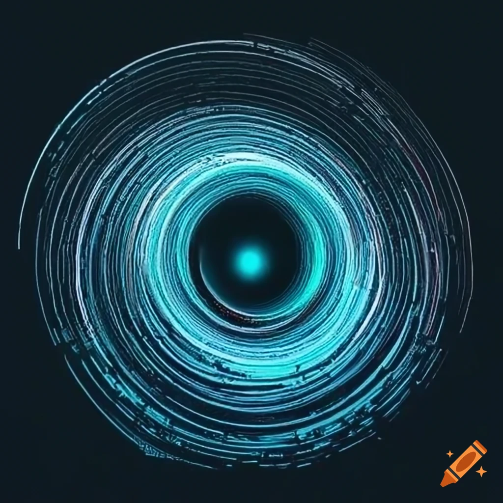 abstract digital artwork with numerical lines
