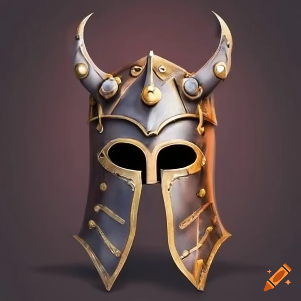 fantasy leather helmet