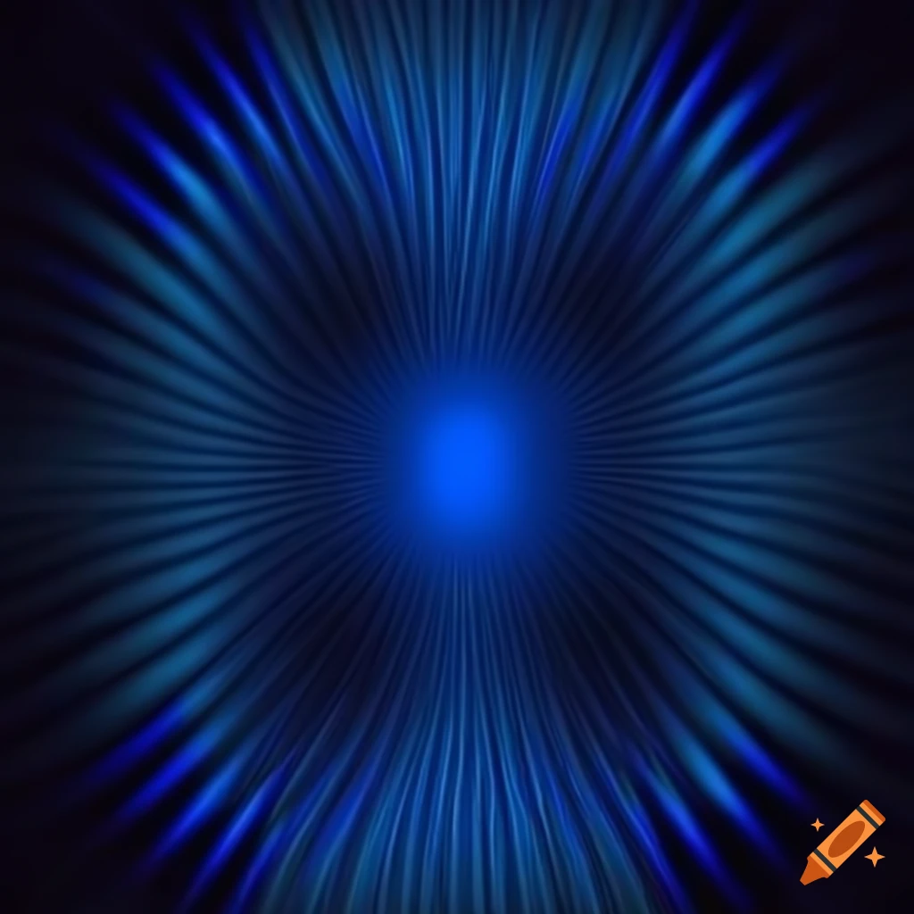 photo of a blue dark optical illusion