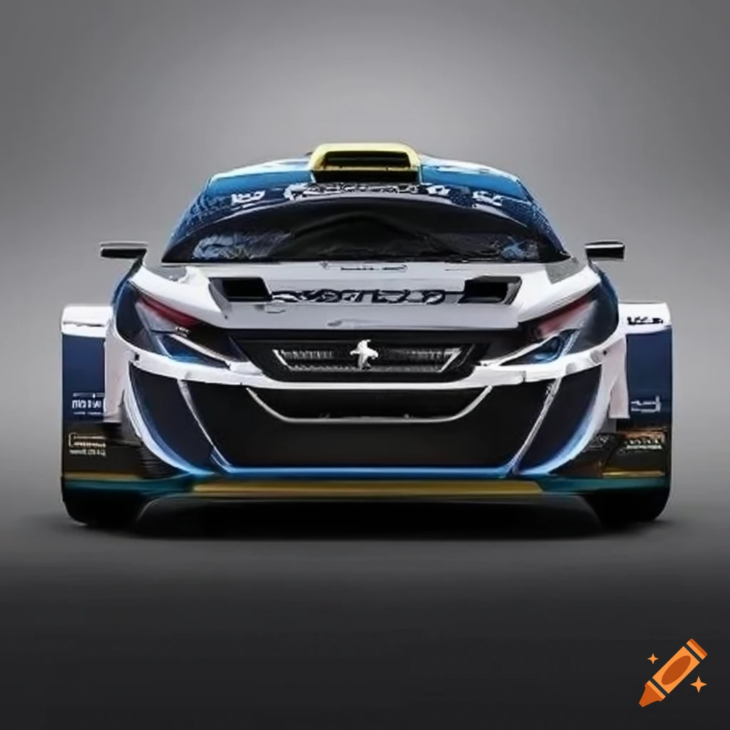 Peugeot rcz wrc racing car with 2023 regulations on Craiyon