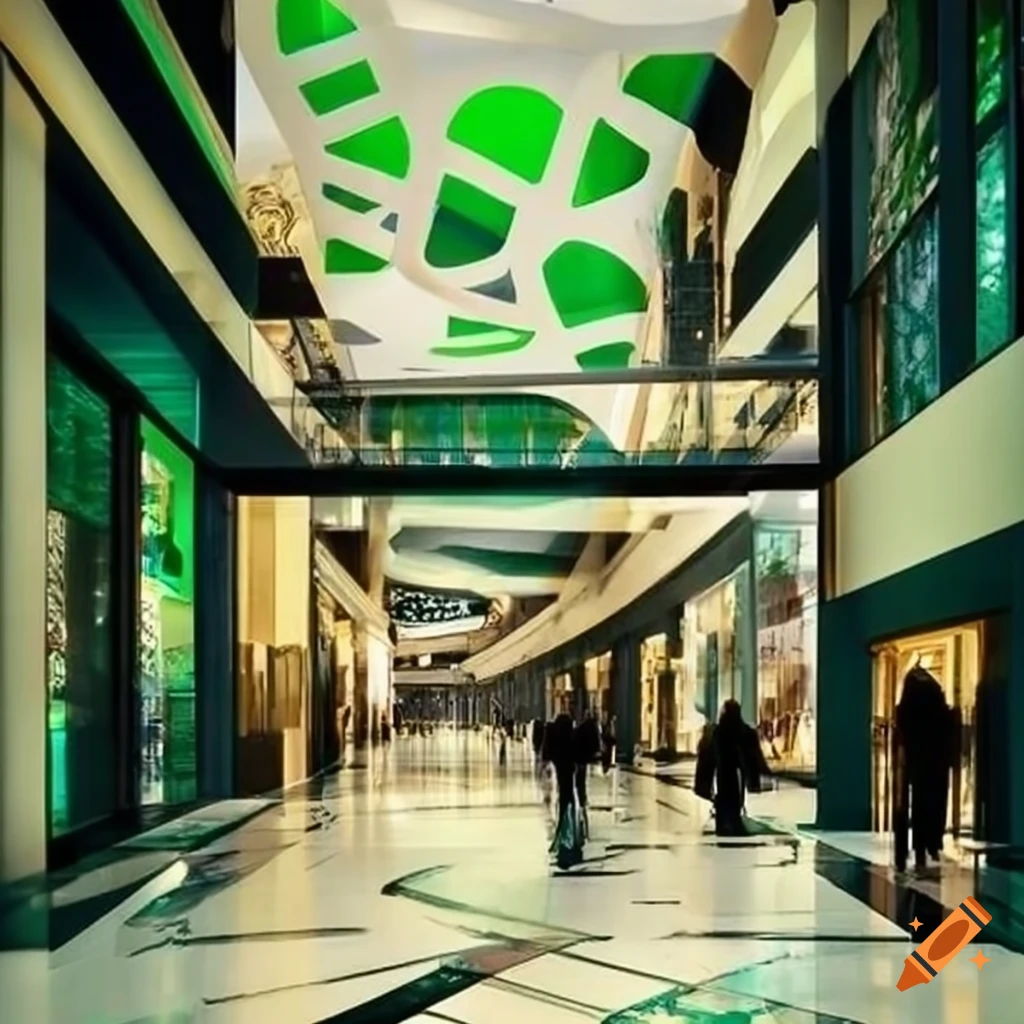 image of a modern mega mall